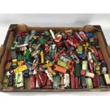 Collection of tin plate toys including Matchbox and Lesney all unboxed and play worn