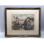 Frederick Stead (1863-1940) signed Watercolour (signed F. Stead 1889) of a village scene