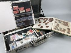 Large collection of stamps to include book of Penny Reds, various commonwealth and Jubilee stamps,