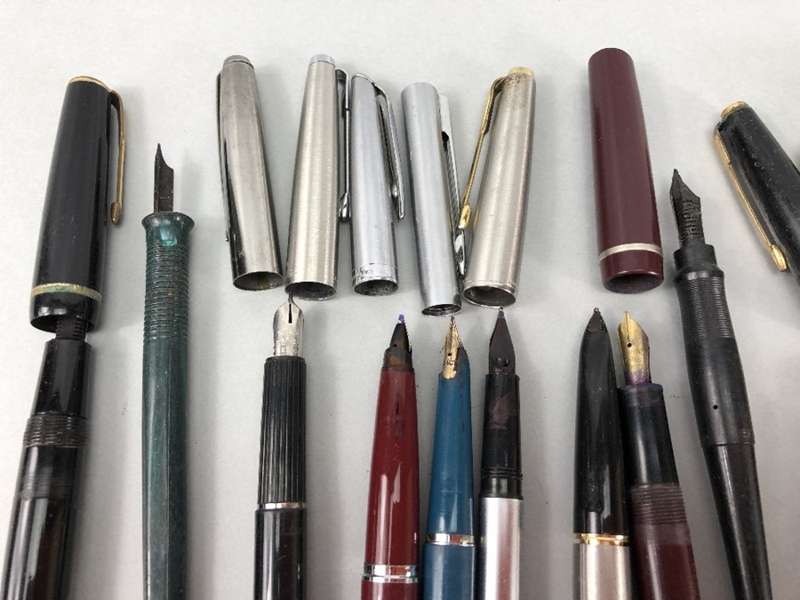 Collection of various fountain pens several with gold nibs - Image 7 of 8