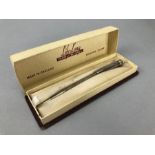 Sterling Silver Propelling pencil "Lite-Long" in original box with paperwork
