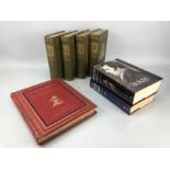 Four volumes of The Poetry of Robert Burns Centenary edition edited by W.E. Henley and T.F.