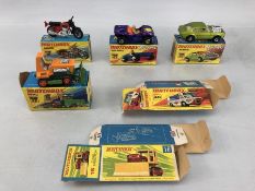 Collection of 4 Matchbox vehicles in original boxes to include ROLA-MATICS 47 & 67, HONDARORA 18 &