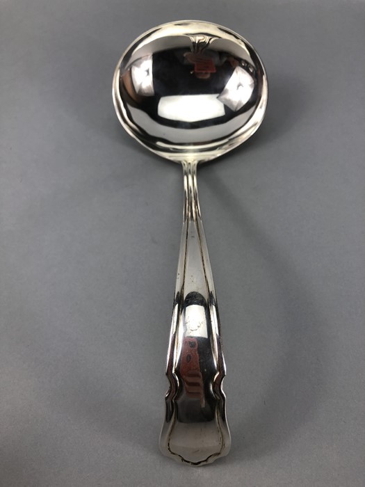 Large Silver hallmarked ladle Sheffield 1999 maker UC approx. 302g - Image 2 of 6