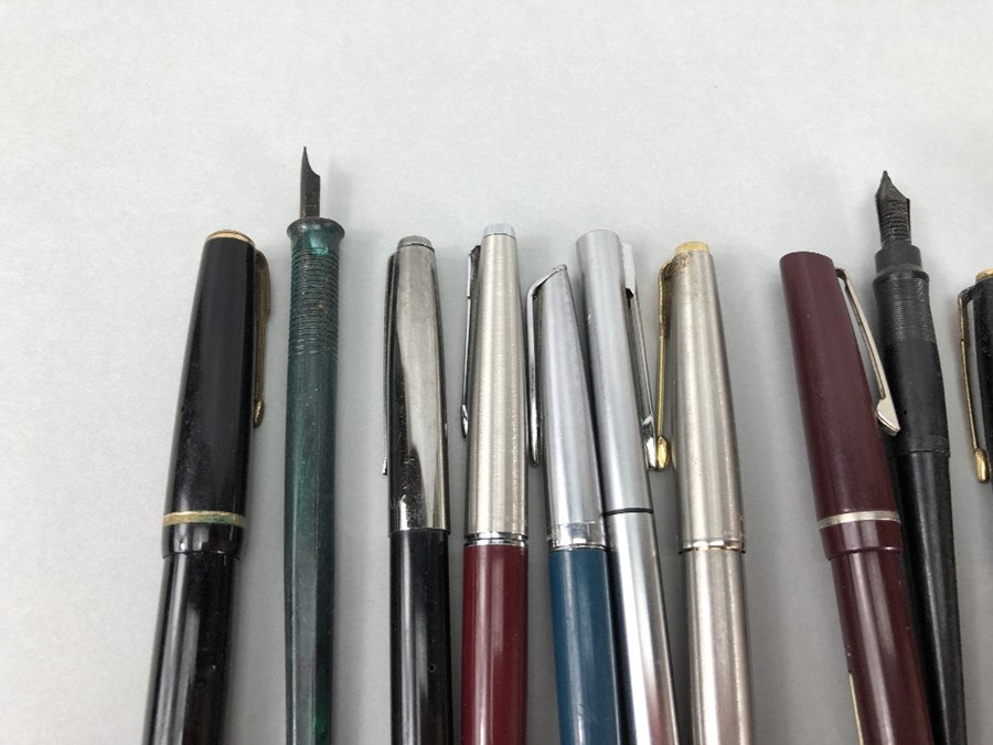 Collection of various fountain pens several with gold nibs - Image 5 of 8