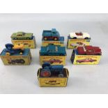 Collection of 7 "Matchbox" Series Lesney model vehicles to include models 27,31,39,49,53,62, A