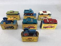 Collection of 7 "Matchbox" Series Lesney model vehicles to include models 27,31,39,49,53,62, A