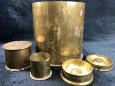 Small collection of trench art