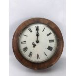 White faced wall clock with roman numerals A/F
