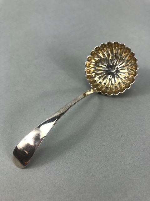 Sugar Sifter spoon hallmarked Birmingham 1903 maker JS&S