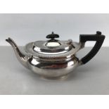 Silver Hallmarked Edwardian Teapot Birmingham 1903, Williams (Birmingham) Ltd approx. 407g