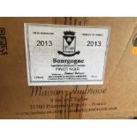 PROJECT FOOD CHARITY LOT: CASE OF WINE: Bourgogne, 2013, Pinot Noir from La Maison Ambroise
