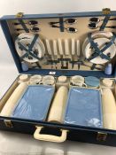 Large Mid 20th century Brexton Picnic Set, complete and unused on original packaging, contained in a