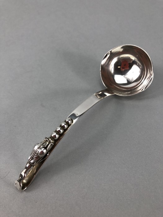 Ornate Silver Hallmarked Ladle marked Sterling 925 approx. 60g &15cm - Image 3 of 6