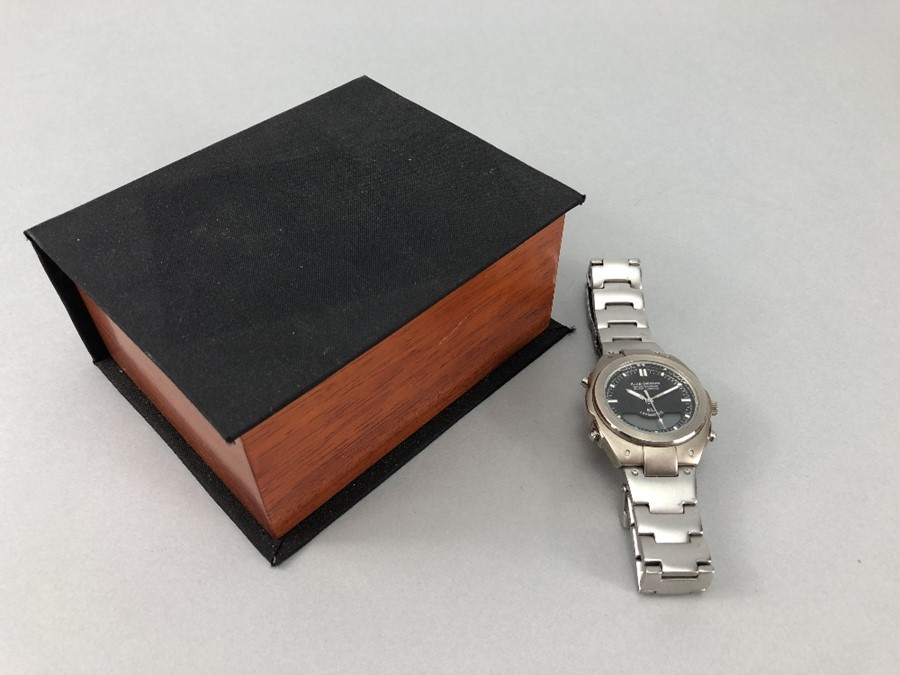 Stainless steel watch by Krug-Baumen EL Lapmaster Boxed - Image 3 of 5