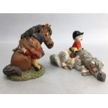 John Beswick Studio Sculptures, The Thelwell Series, 'I Forgive You' along with John Beswick, Norman