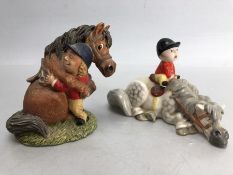 John Beswick Studio Sculptures, The Thelwell Series, 'I Forgive You' along with John Beswick, Norman