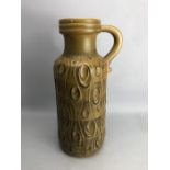 Large West German Vase (approx 46cm) pattern 488-45 Scheurich Koralle