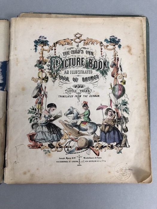 RARE Childrens book. BOOK DATED 1859: Bibliography: A very rare copy of the book "THE CHILD'S OWN - Image 4 of 12