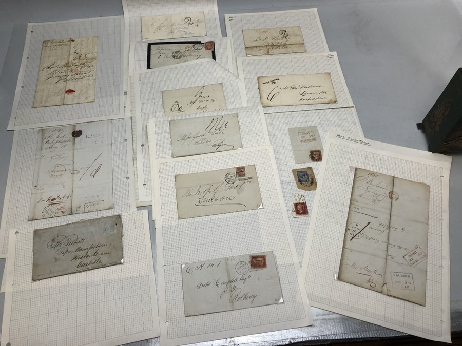 Early 19th Century Antique Manuscripts/ Letters of beautiful Calligraphy (Ephemera) and stamps - Image 9 of 9