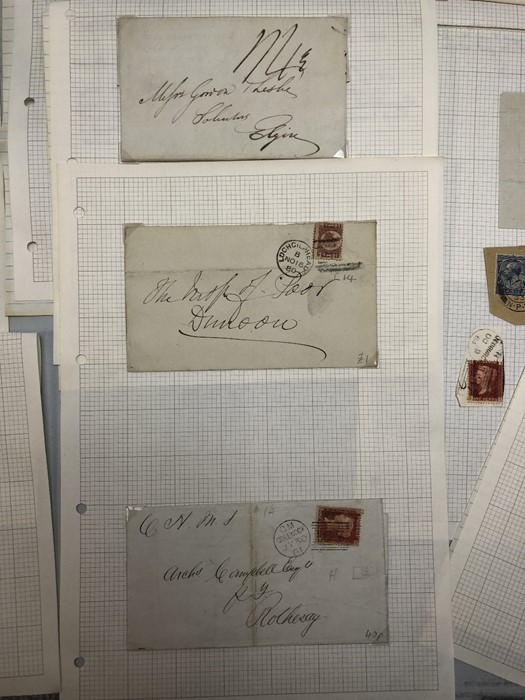 Early 19th Century Antique Manuscripts/ Letters of beautiful Calligraphy (Ephemera) and stamps - Image 4 of 9