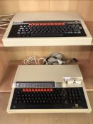 Vintage computers: two BBC Microcomputer Systems, the larger marked as Master Series Microcomputer