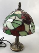 Tiffany Style Table lamp approx 30cm tall