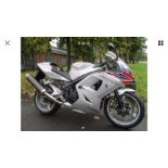 Motorbike: Triumph Daytona 600. Stunning example. Very limited production run 3 years. First