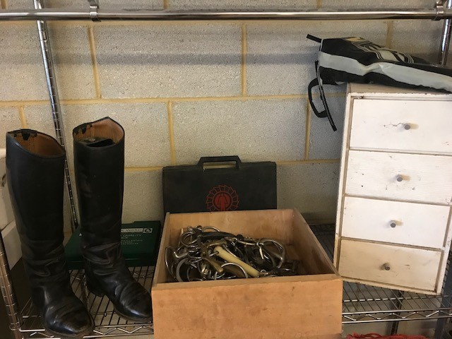 Equestrian/ Horse Interest: The complete contents of a Horse tack room to include: Five various - Image 10 of 13
