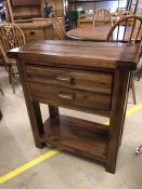 Modern hall/console table with two drawers
