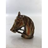 Brass horse head vesta