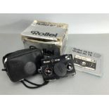 Rollei 35SE Compact Camera, with Rollei-HFT Sonnar f/2.8 40mm lens and original case