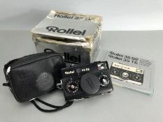 Rollei 35SE Compact Camera, with Rollei-HFT Sonnar f/2.8 40mm lens and original case