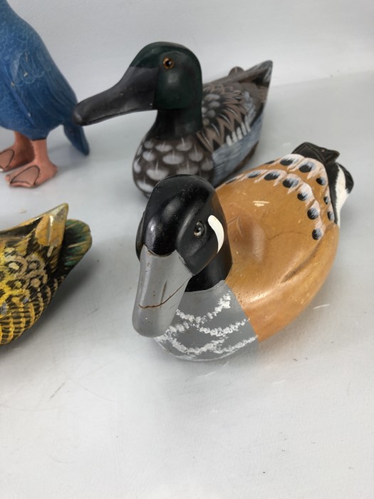 Collection of six decorative wooden ducks - Image 5 of 6