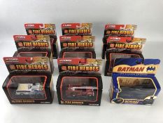 Collection of boxed Corgi mostly Fire Heroes die-cast vehicles