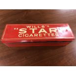 Vintage WILLS's "STAR" Cigarettes Dominoes in original Vintage Tin