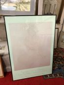 Framed poster: 'Twentieth century drawings from the Robert Lehman Collection for The Metropolitan