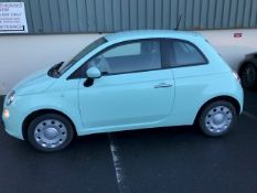 FIAT 500 (500 POP) 1242cc Petrol engine in Mint Green with retro styling. Comes with Private plate