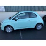 FIAT 500 (500 POP) 1242cc Petrol engine in Mint Green with retro styling. Comes with Private plate