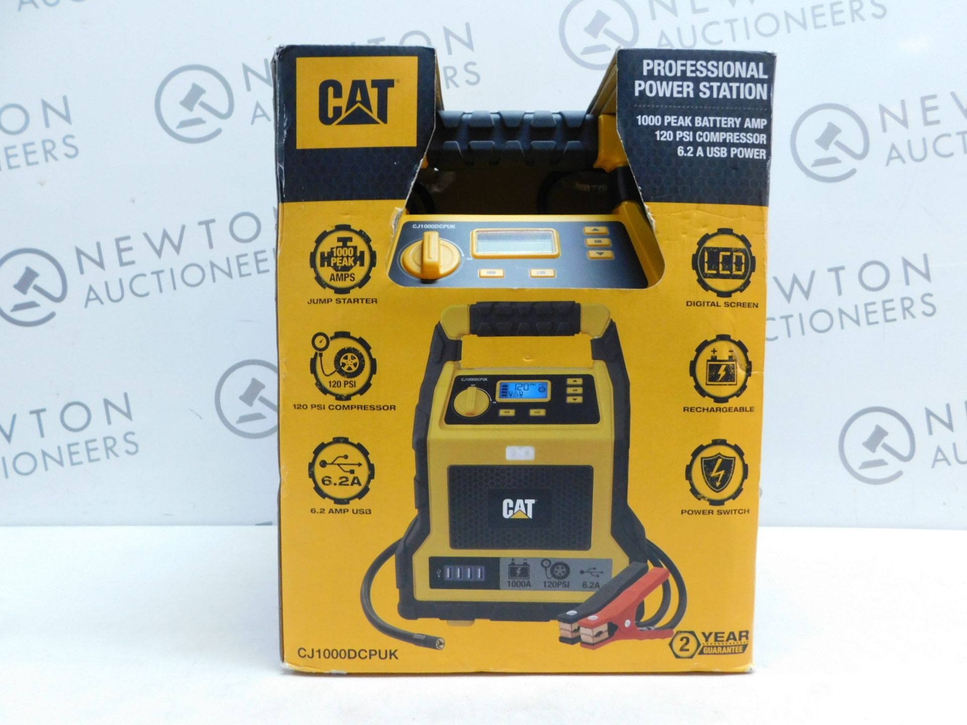 1 BOXED CAT 3-IN-1 PROFESSIONAL POWERSTATION WITH JUMP STARTER, USB & COMPRESSOR RRP Â£129.99