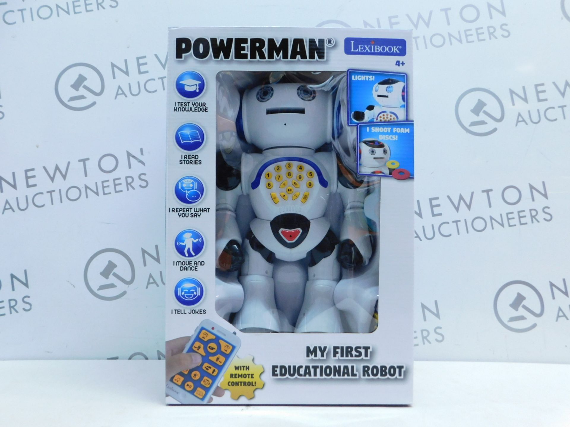 1 BOXED LEXIBOOK POWERMAN EDUCATIONAL REMOTE CONTROL TOY ROBOT RRP Â£49.99