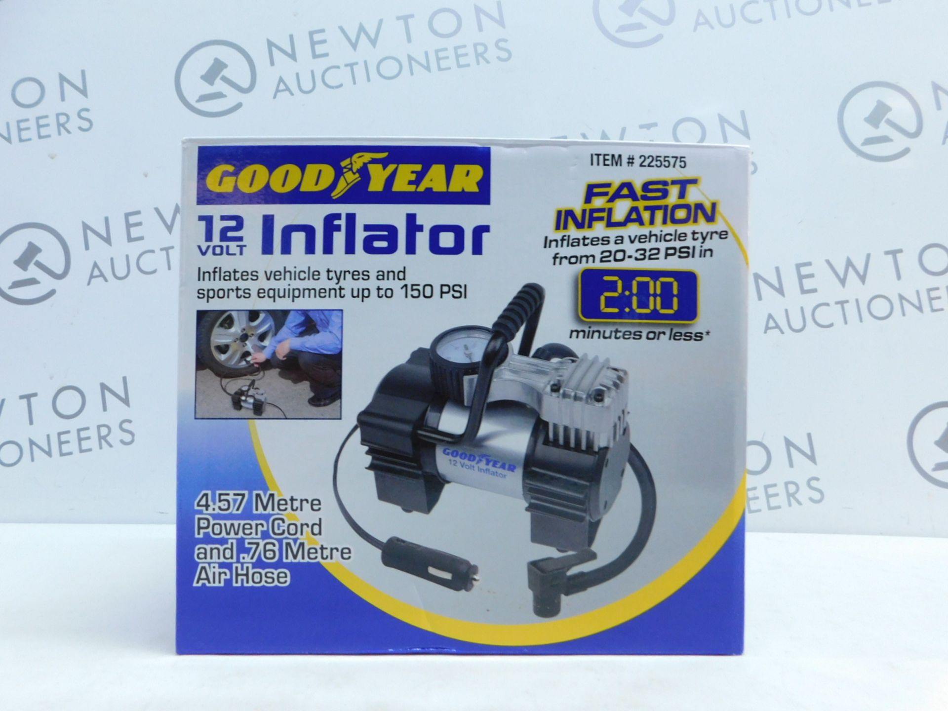 1 BOXED GOODYEAR 12 VOLT AIR INFLATOR RRP Â£44.99