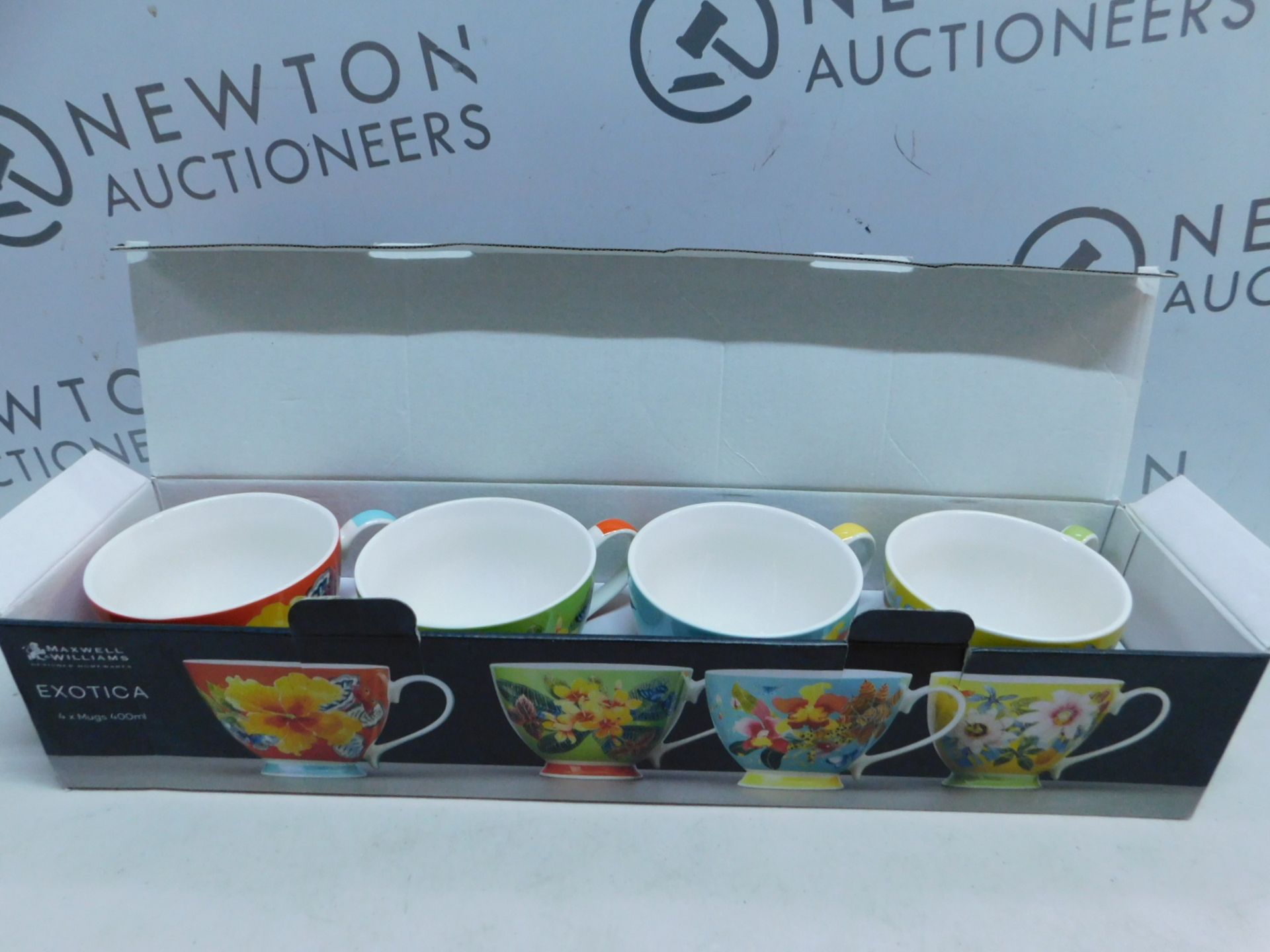 1 BOXED MAXWELL & WILLIAMS EXOTICA 4PC (APPROX) TEA CUP SET RRP Â£39.99