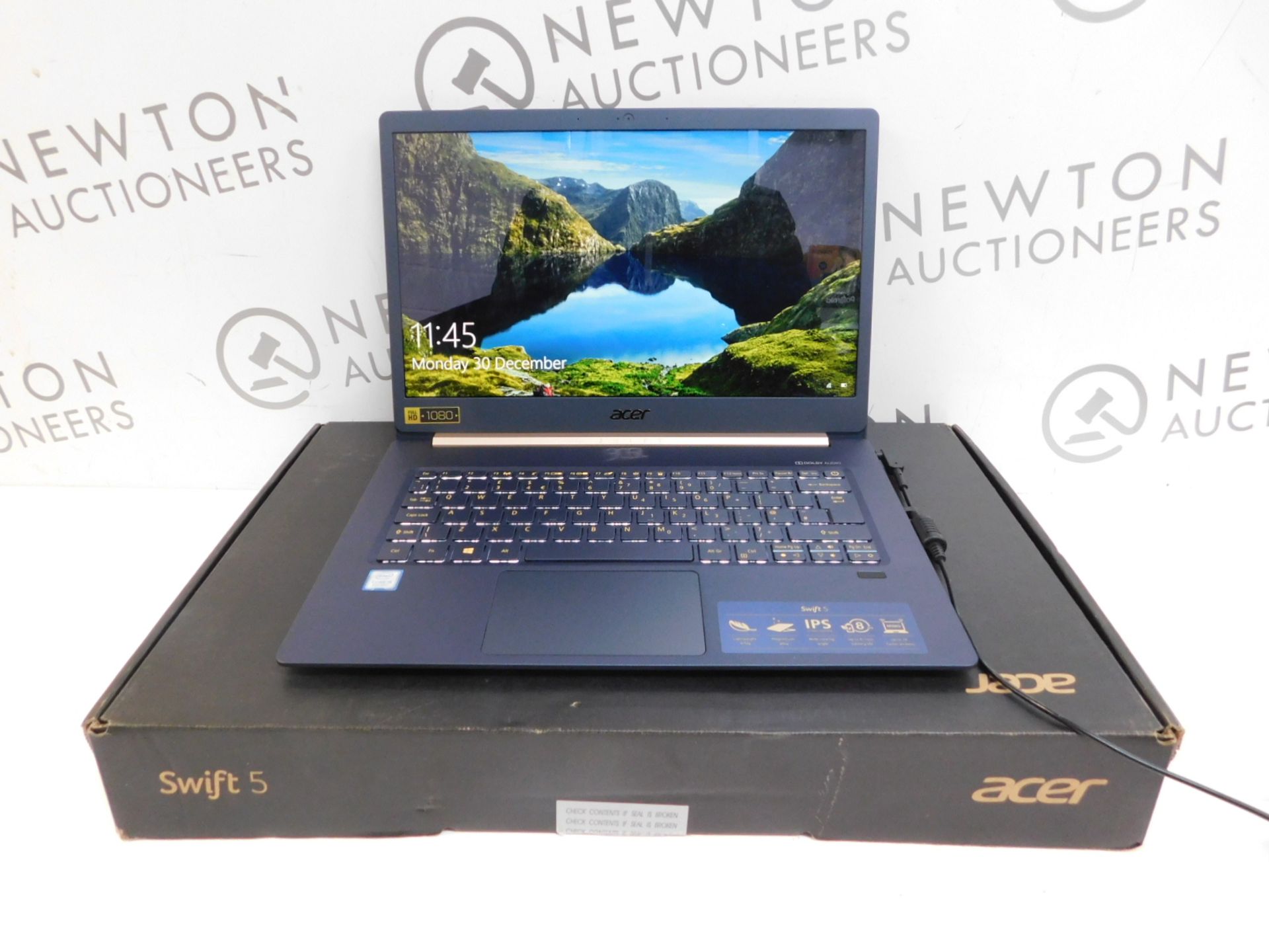 1 BOXED ACER SWIFT 5 SF514-52T-59ZU 14" CHARCOAL BLUE FULL HD IPS NOTEBOOK, INTEL CORE I5-8250U, 8GB