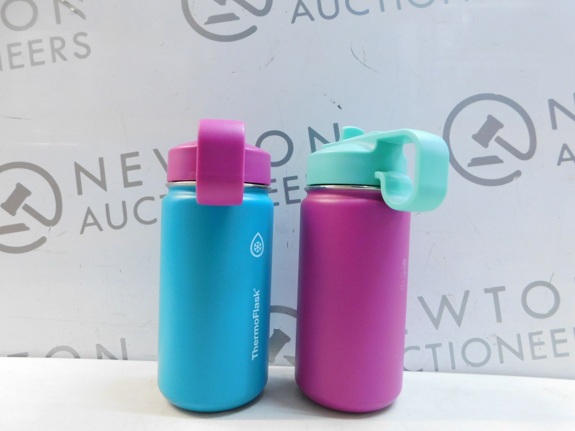 1 SET OF 2 THERMOFLASK KIDS DOUBLE WALL VACUUM INSULATED STAINLESS STEEL WATER BOTTLES RRP Â£29.99