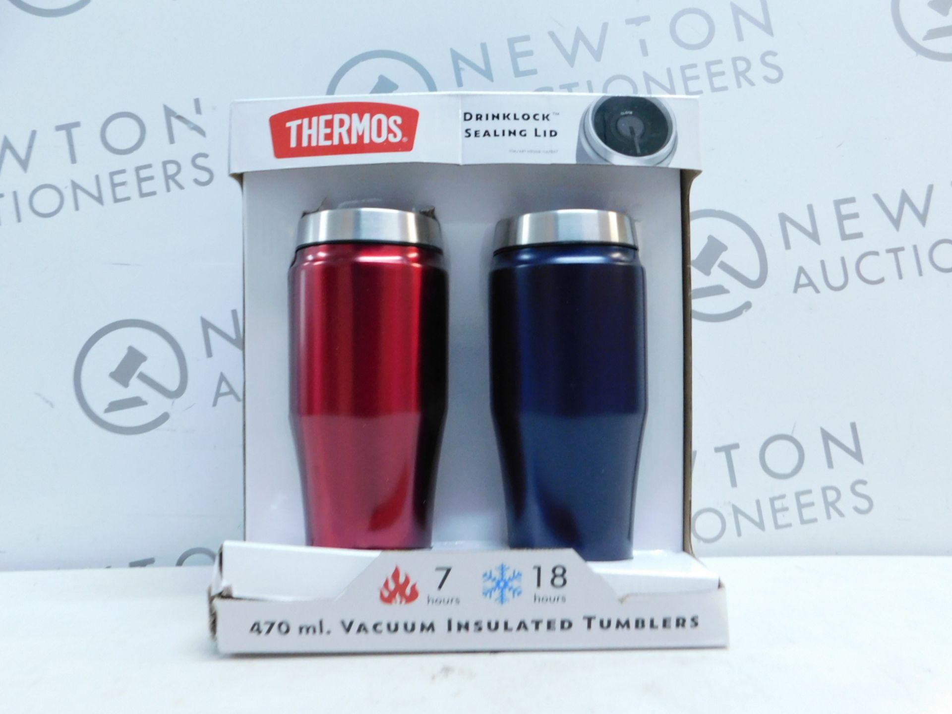 1 BOXED 2PK THERMOS 16OZ TUMBLERS RRP Â£44.99