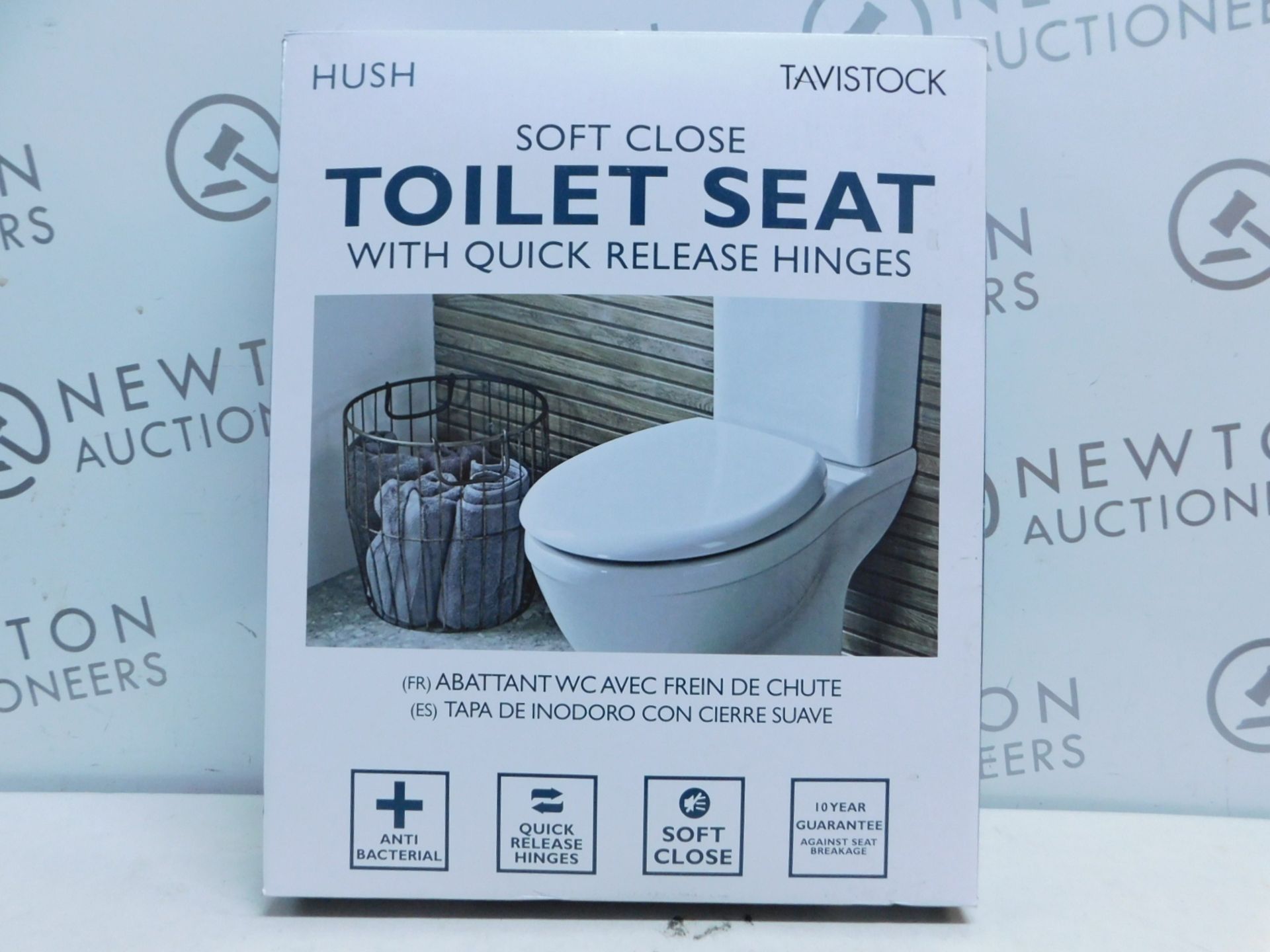 1 BOXED TAVISTOCK HUSH SOFT CLOSE QUICK RELEASE TOILET SEAT RRP Â£39.99