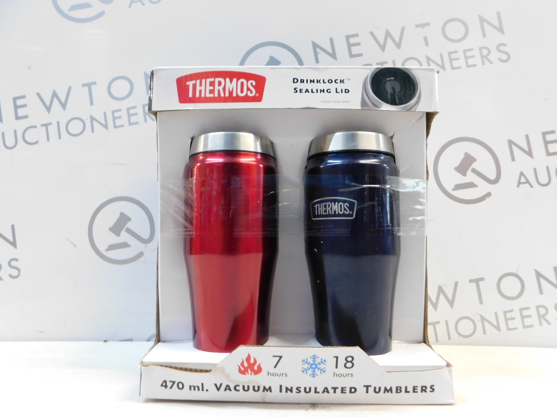 1 BOXED 2PK THERMOS 16OZ TUMBLERS RRP Â£44.99