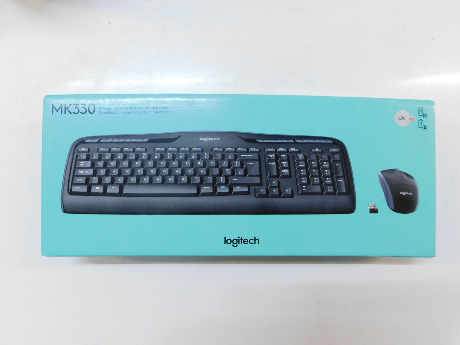 1 BRAND NEW BOXED LOGITECH MK330 WIRELESS KEYBOARD AND MOUSE RRP Â£39.99