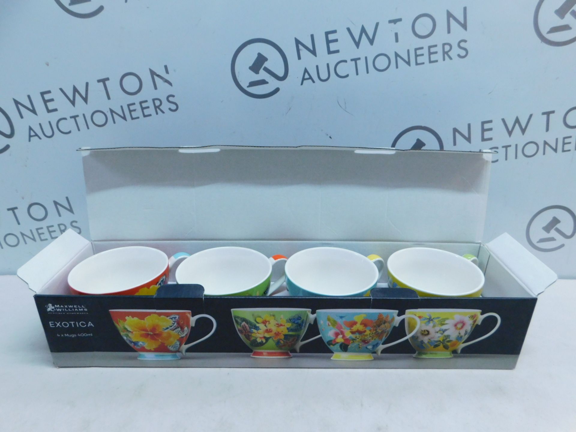 1 BOXED MAXWELL & WILLIAMS EXOTICA 4PC (APPROX) TEA CUP SET RRP Â£39.99